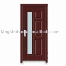 Puerta de madera puerta de PVC comercial con JKD-640 de la hoja del PVC para la puerta del cuarto Interior